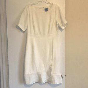 White Adrianna Papell 14 Dress